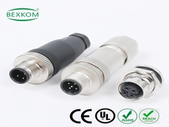 Circulair afscherming industrieel M5 M23 17 pin vrouwelijke connector waterdicht