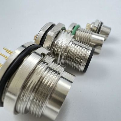 Goede prijs Waterdichte M23 Power Connectors 12 Pin 23mm EMC Shielding IP67 4-9 Contact online