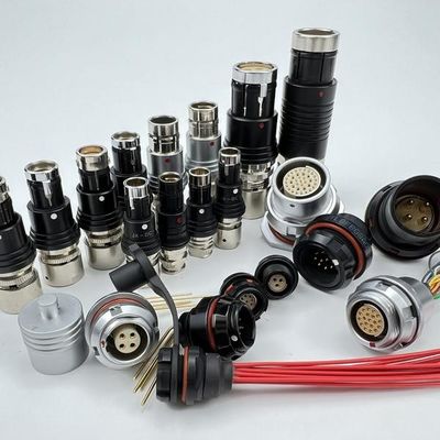 kwaliteit Panel Mount Circulaire Waterdicht IP68 Elektrische connectoren 500 paringscycli fabriek