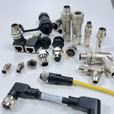 Circulair afscherming industrieel M5 M23 17 pin vrouwelijke connector waterdicht