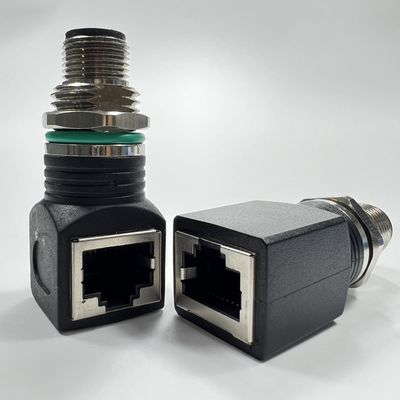 Goede prijs Overvorm M12 Elektrische aansluiting met 4 pinnen voor industriële automatisering online