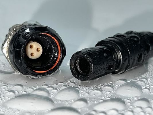 Goede prijs Buiten Mil Circulaire Push Pull Connectors Goud bekleed Contact PPS Isolator online