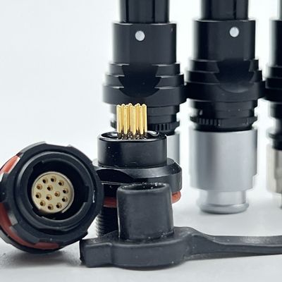 Goede prijs UL-gecertificeerde cirkelvormige industriële elektrische schuif- trekconnectoren SF6 5000 cyclus online